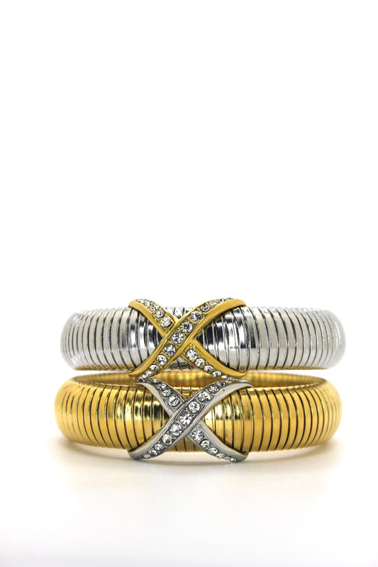 Bracelet Xenia Croisé Argenté