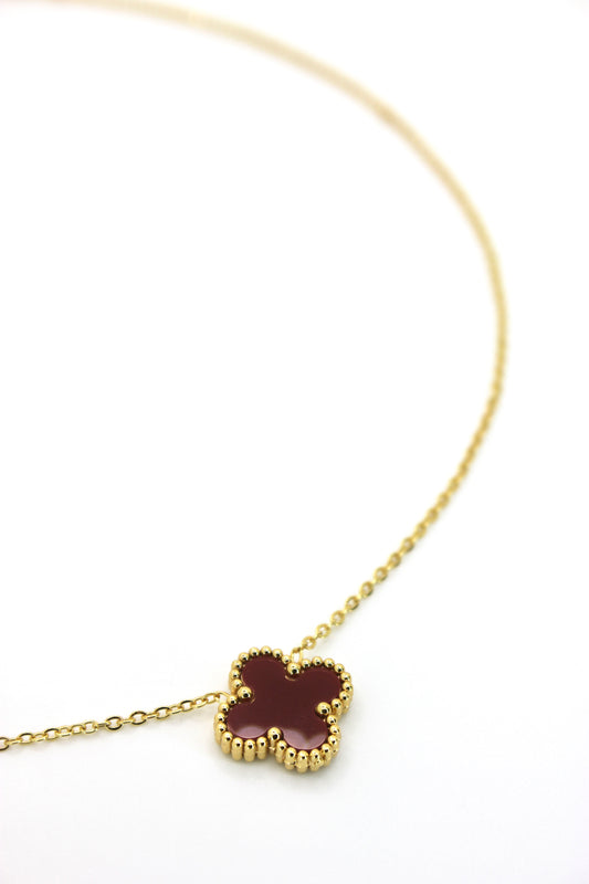 Collier Azhalia Bordeaux