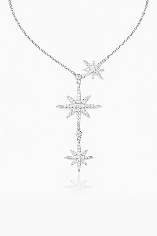 Collier Triple Étoiles