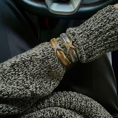 Bracelet Xenia Croisé Doré