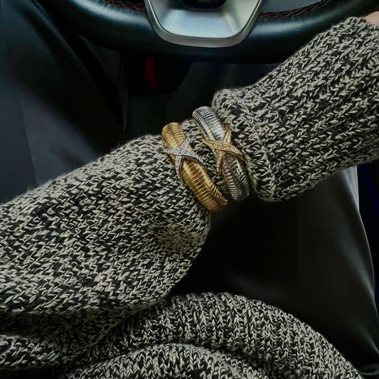 Bracelet Xenia Croisé Doré