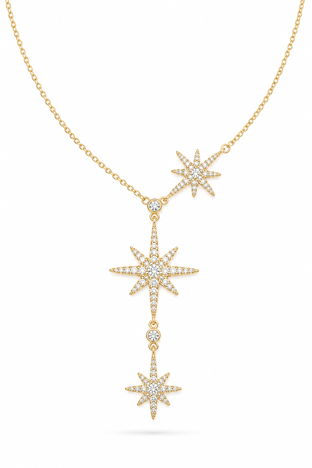 Triple Star Necklace