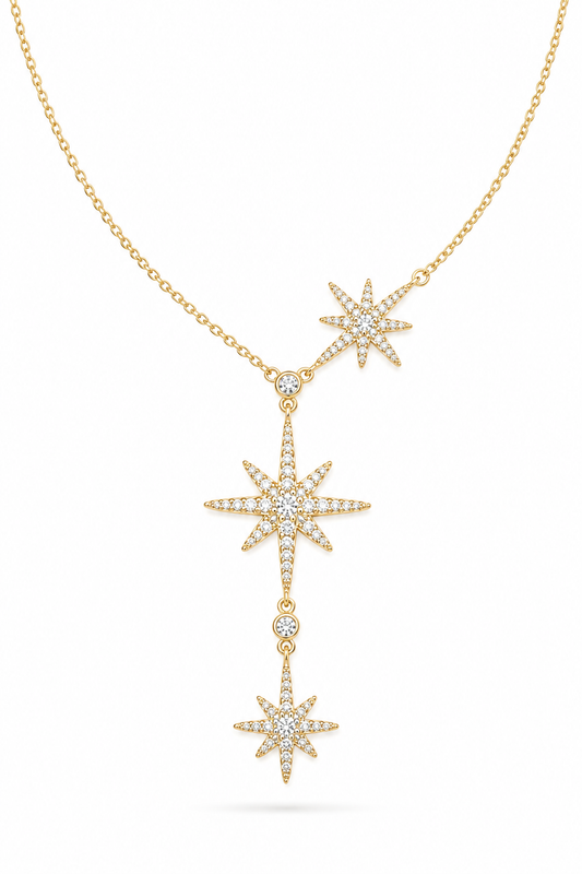 Collier Triple Étoiles