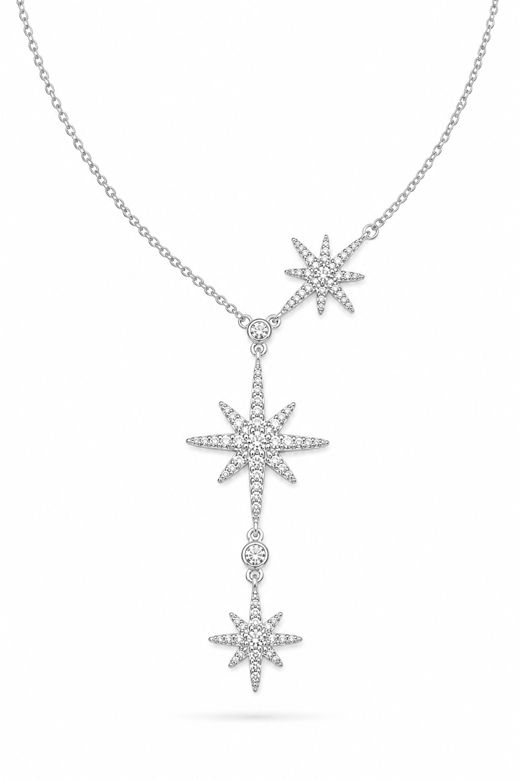 Triple Star Necklace